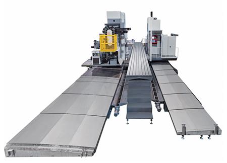 CNC horizontal double - head milling machining center machine