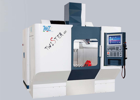 Crown type five-axis machining center machine